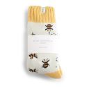 Miss Sparrow Thick Winter Socks Bees Cream & Yellow