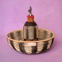 MAEGEN Woven Oil Pourer - Black & Cream