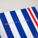 Breton Stripe 'Write It Down' A5 Notebook