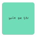 The Tits Coaster