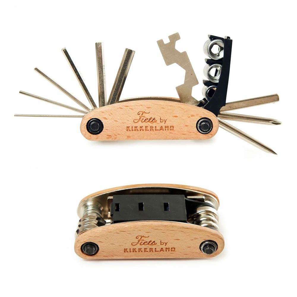 Kikkerland 16 In 1 Bike Tool Utility Gift UK