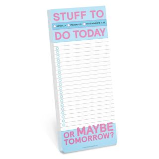 Stuff To Do Today List Pad