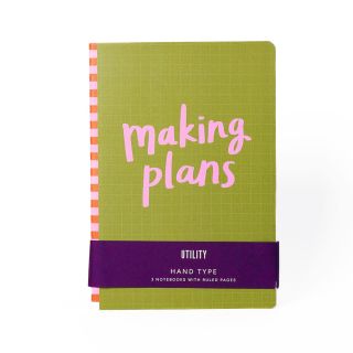 Set of 3 A5 Notebooks