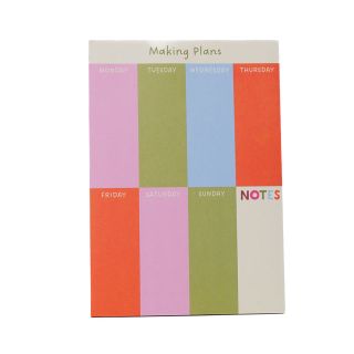 Making Plans Weekly Desk Planner