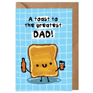 Toast Father's Day Card