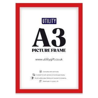 A3 Picture Frame Red