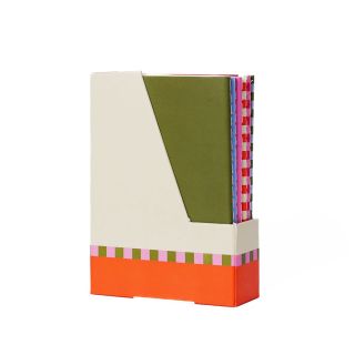 Set of 6 A6 Notebooks & Holder