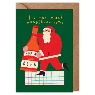 Wonderful Time for a Beer Christmas Card