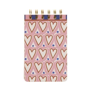 Adopo Twin Wire Notepad - Hearts