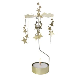 Pluto Produkter Night Sky Gold Rotary Candle Holder
