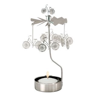 Pluto Produkter Silver Bike Rotary Candle