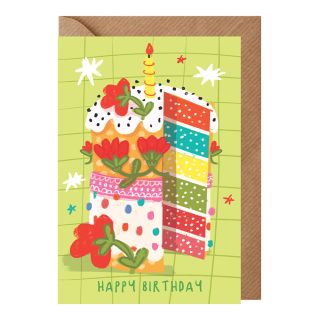 Nichola Cowdery Birthday Cake Card