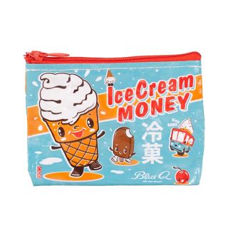 Blue Q Coin Purse Ice Cream Money