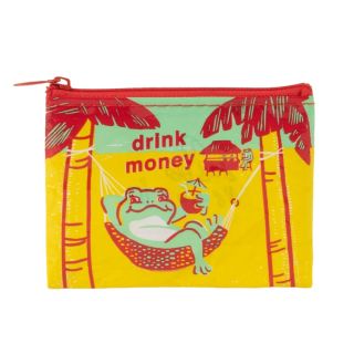 Blue Q Coin Purse Drink Money