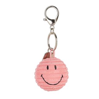 Bon Ton Toys Smiley Corduroy Keychain - Pink