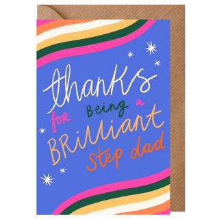 Brilliant Step Dad Father's Day Card