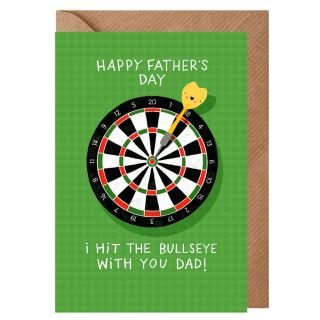 Bullseye Father's Day Card