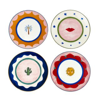 Icon Cake Plates - White Background
