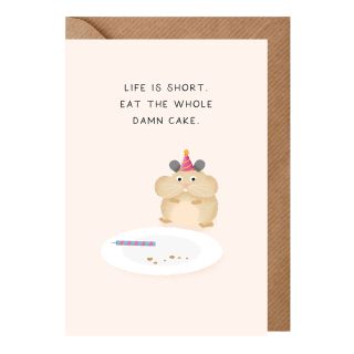 Studio Mads Whole Damn Cake Card