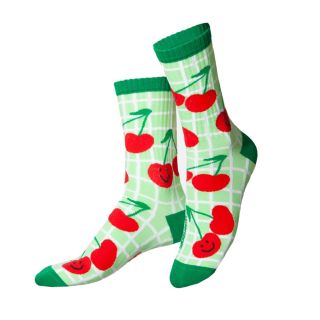 Eat My Socks I Love You Cherry Much Cherries Socks