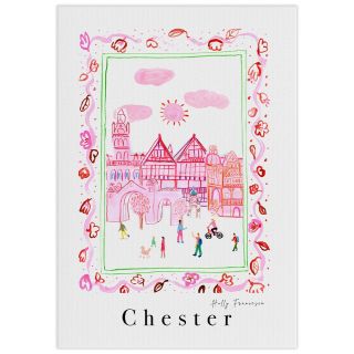 Holly Francesca Chester Landmarks A3 Print
