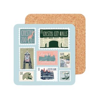 Chester Stamps Coaster
