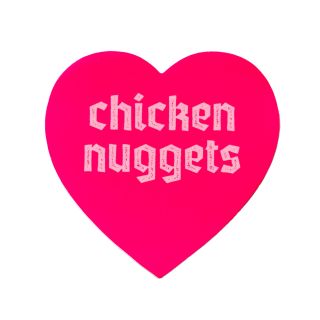 Silver Spider Sticker - Chicken Nuggets