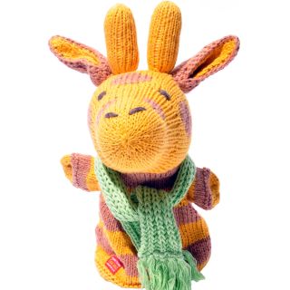 ChunkiChilli Giraffe Knitted Hand Puppet