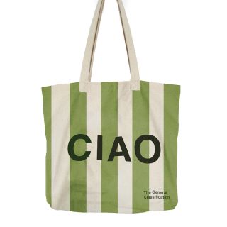 The General Classification Ciao Tote Bag - Green Stripe