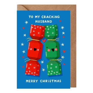 To My Cracking Husband Christmas Card