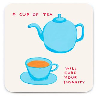 David Shrigley Cup Of Tea Coaster