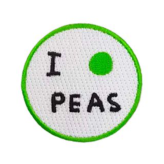 David Shrigley I Pea Peas Embroidered Patch