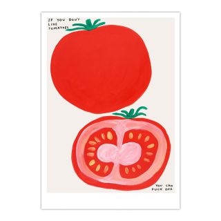 David Shrigley Tomatoes A5 Postcard Print
