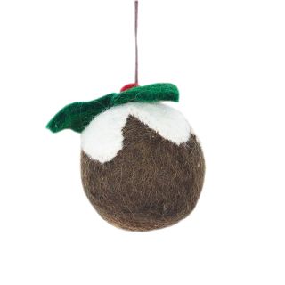 Felt So Good Christmas Pudding Decoration