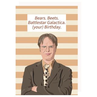 Dwight Schrute Birthday Card