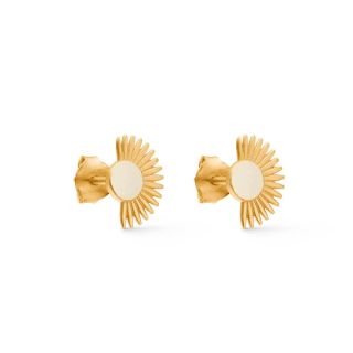 Enamel Copenhagen Soleil Stud Earrings - Daisy