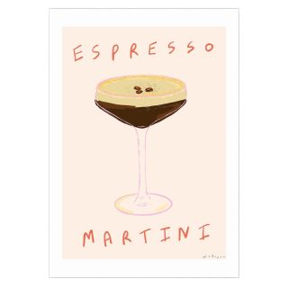 East End Prints Espresso Martini Time A3 Print