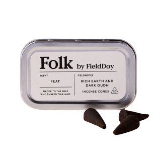 Folk by FieldDay Incense Cones - Peat