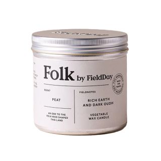 Folk by FieldDay Tin Candle - Peat