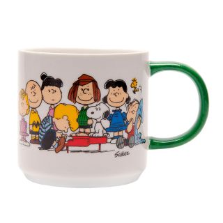 Peanuts Gang & House Mug
