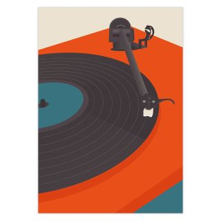 Vinyl Record Player Print