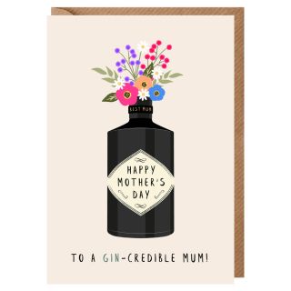 Gin-Credible Mother's Day Card