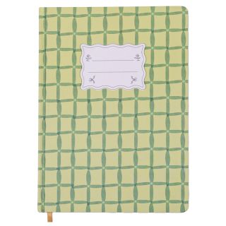 DesignWorks Ink Tulip Jumbo Journal - Green Lattice