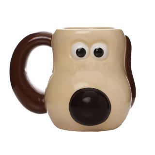 Half Moon Bay Aardman Gromit Head Shaped Mug