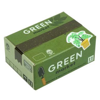Haco Box of Stickers - Green Market