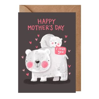 Polar Bear Mother's Day Card