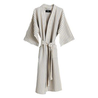HAY Stripe Waffle Bathrobe