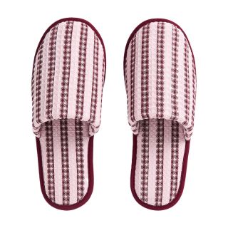 HAY Stripe Waffle Slippers Cool Pink