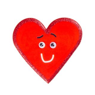 Greeting Life Puffy Toy Sticker - Heart