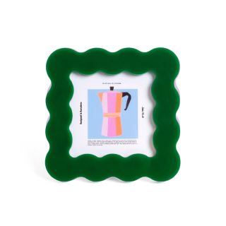 Helio Ferretti Petal Photo Frame 10x10cm - Dark Green
